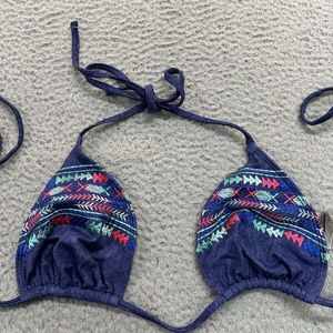 Aerie Swim Triangle Womens Size Large Beach Swimwear Bikini Top Real Sunnie